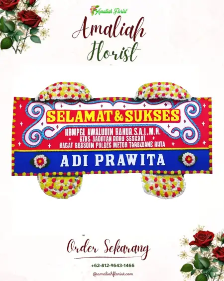 Papan Bunga Ucapan Selamat Sumokali